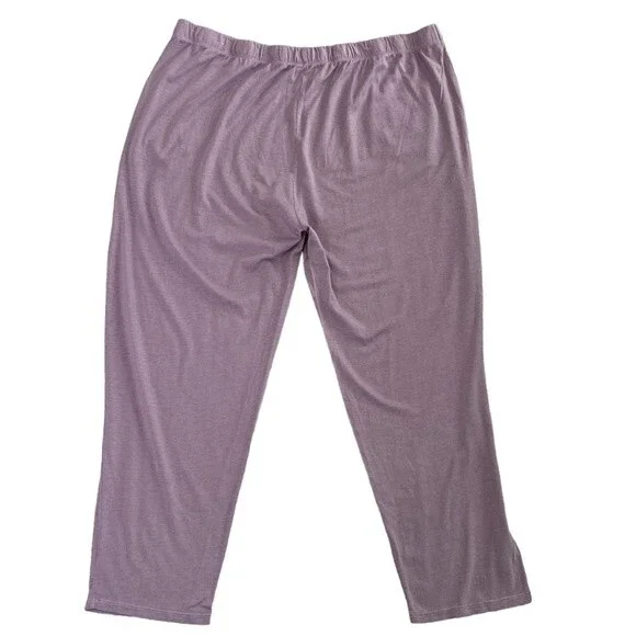 Mate the Label Lavender Tencel Organic Cotton Sleep Pant Pockets High Rise Soft - Picture 7 of 16